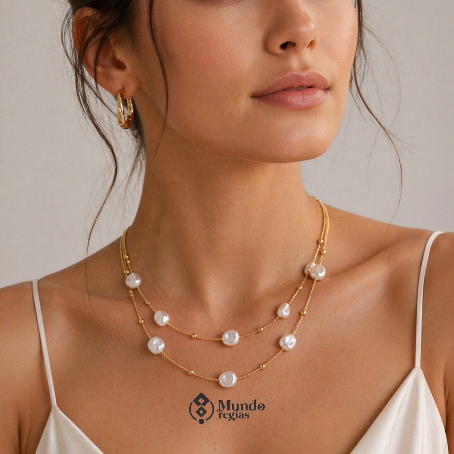 Collar Doble Perlas