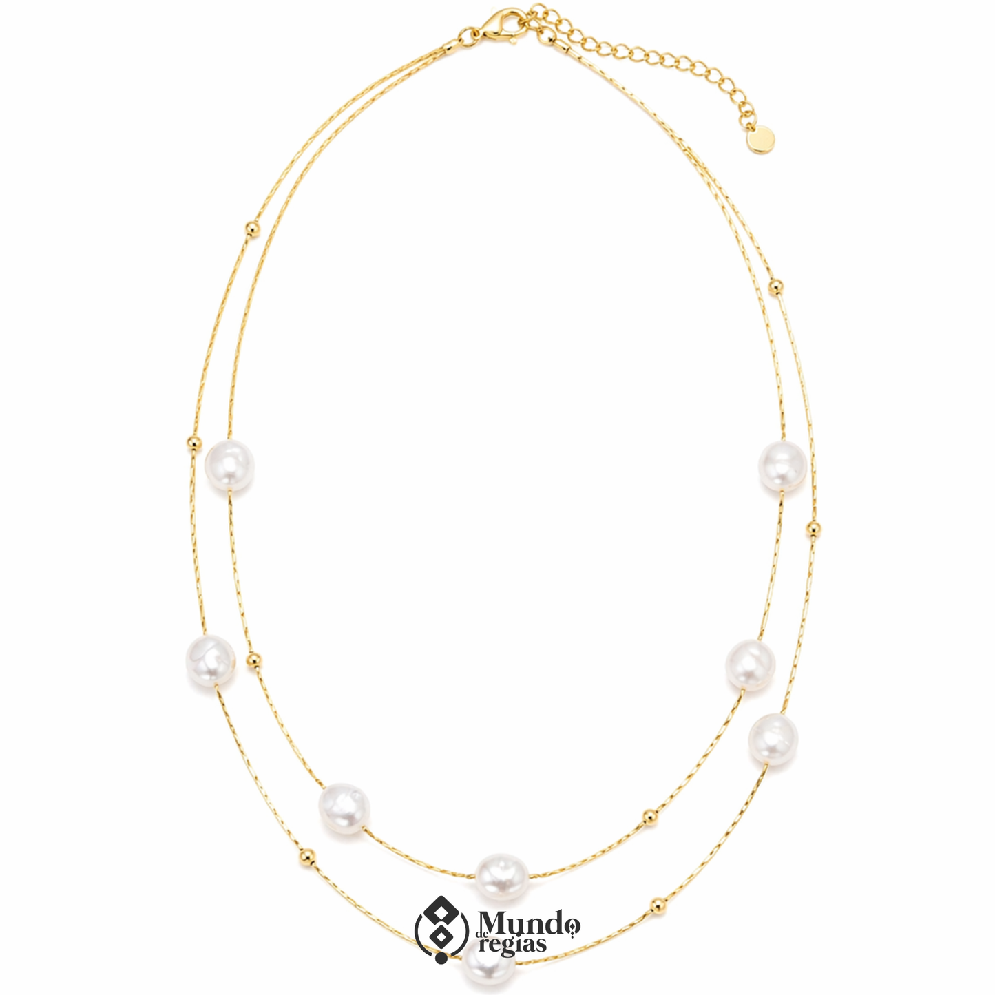 Collar Doble Perlas