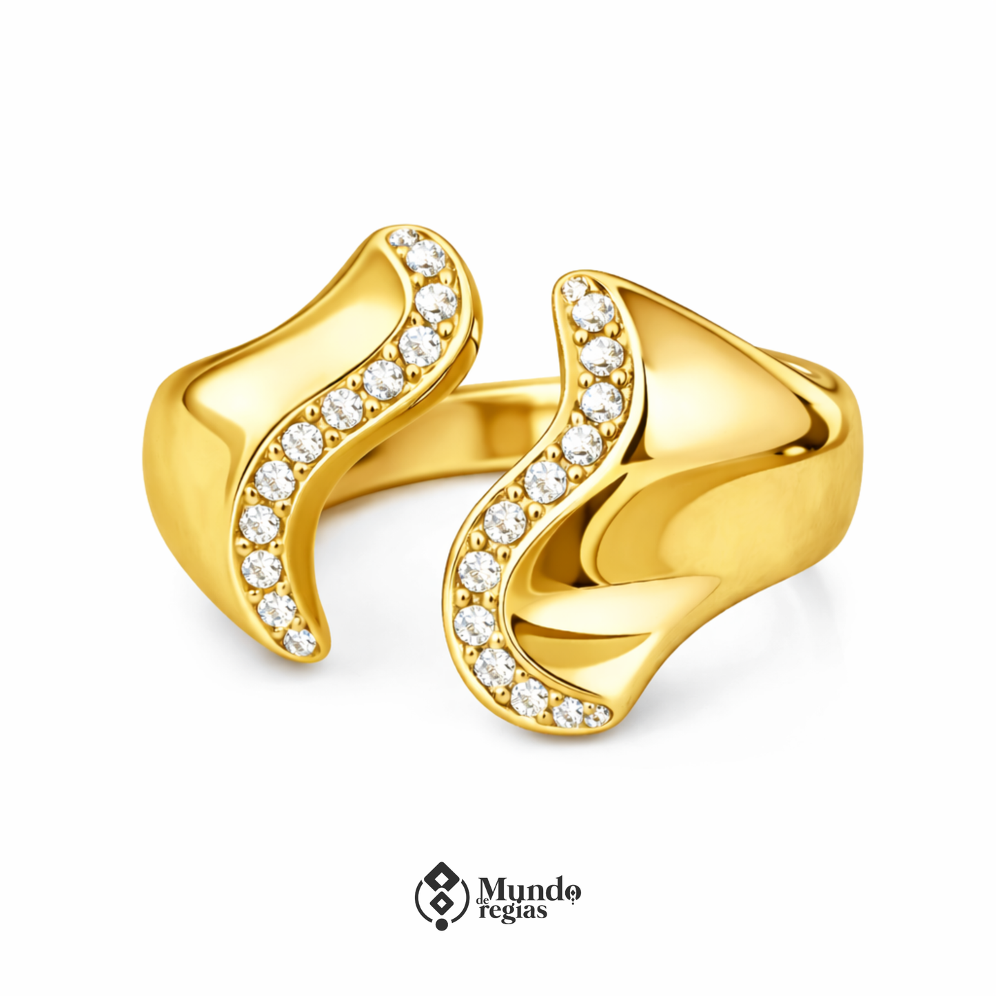 Anillo Ondas de Luz Ajustable