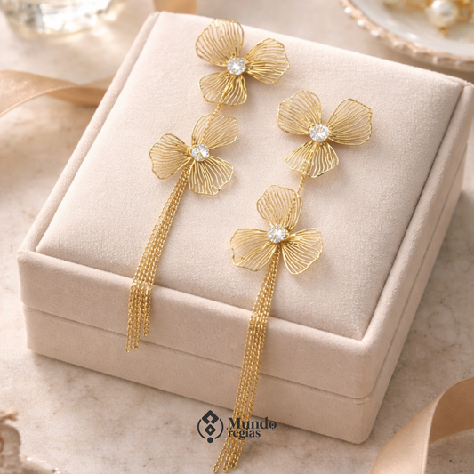 Aros Flor Glam