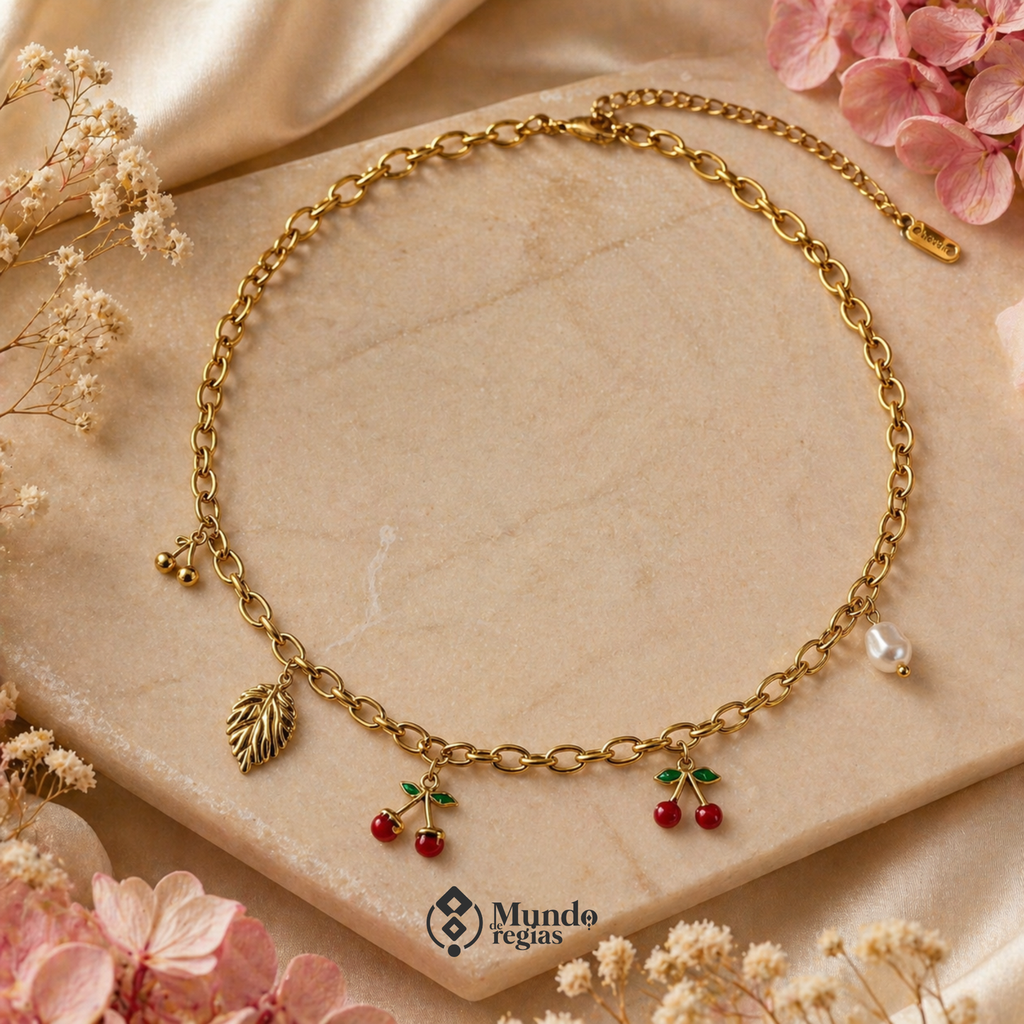 Collar Multidijes Cherry