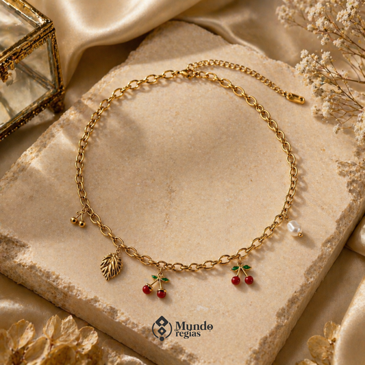 Collar Multidijes Cherry