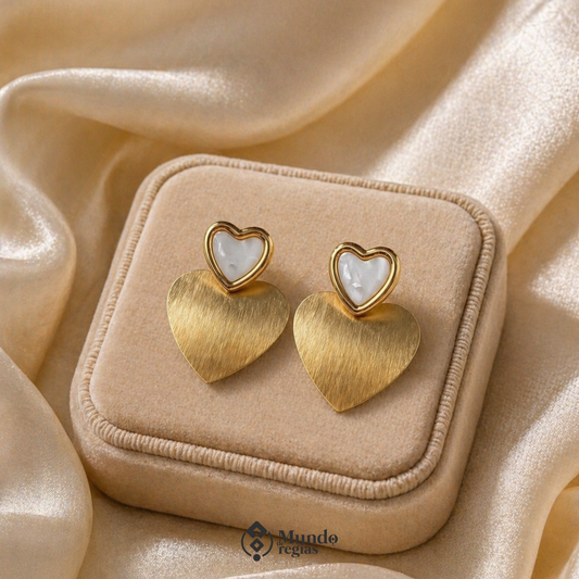 Aros Doble Corazón