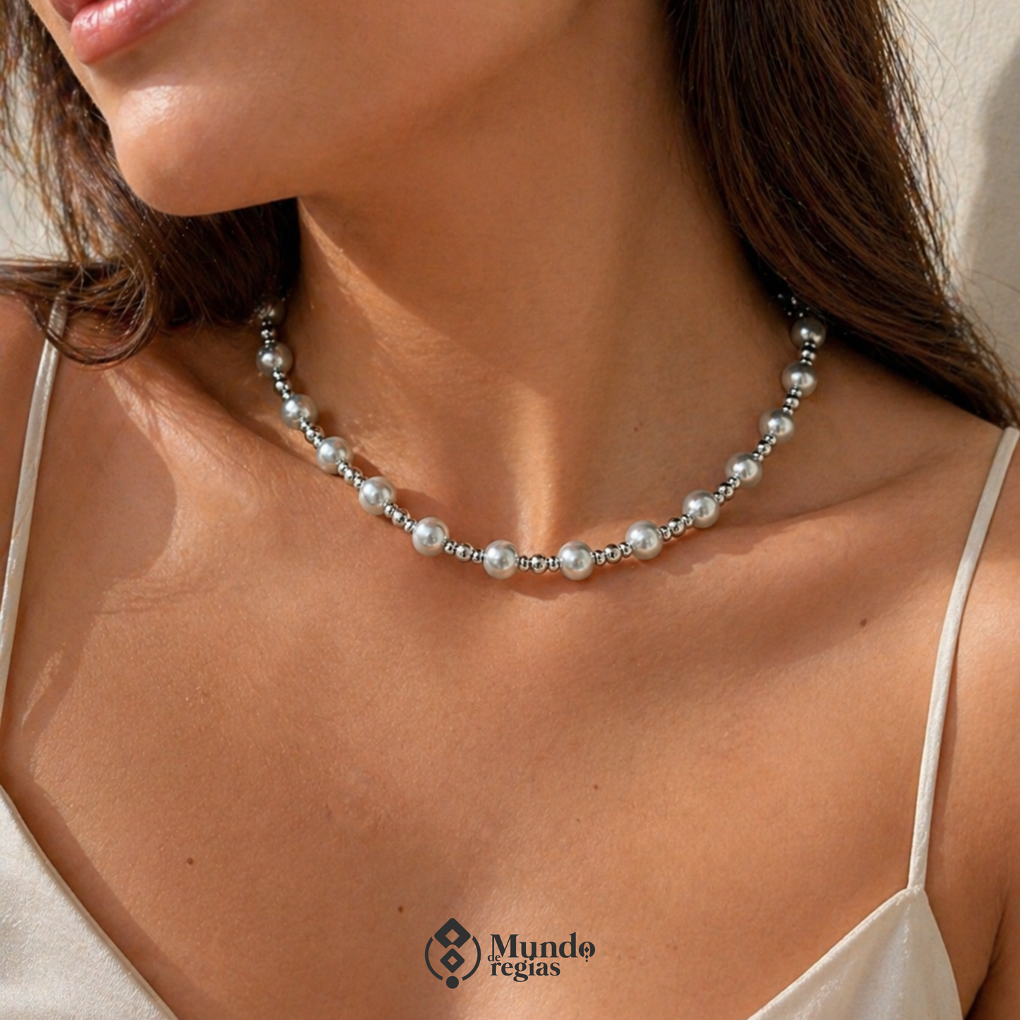Collar Bruma Plateada