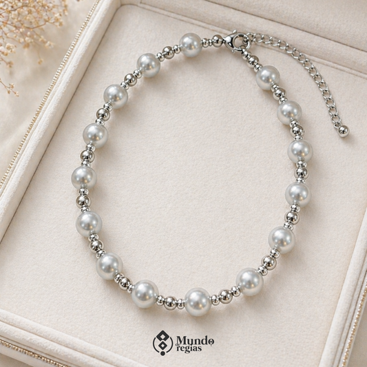 Collar Bruma Plateada