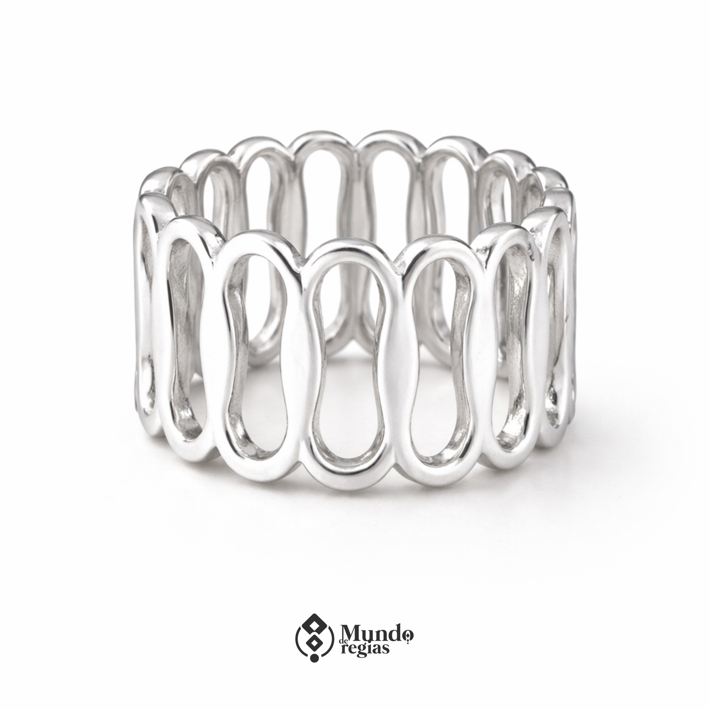 Anillo Ondas Ajustable