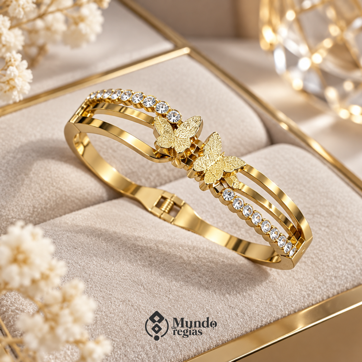 Pulsera Butterfly Enchapada en Oro