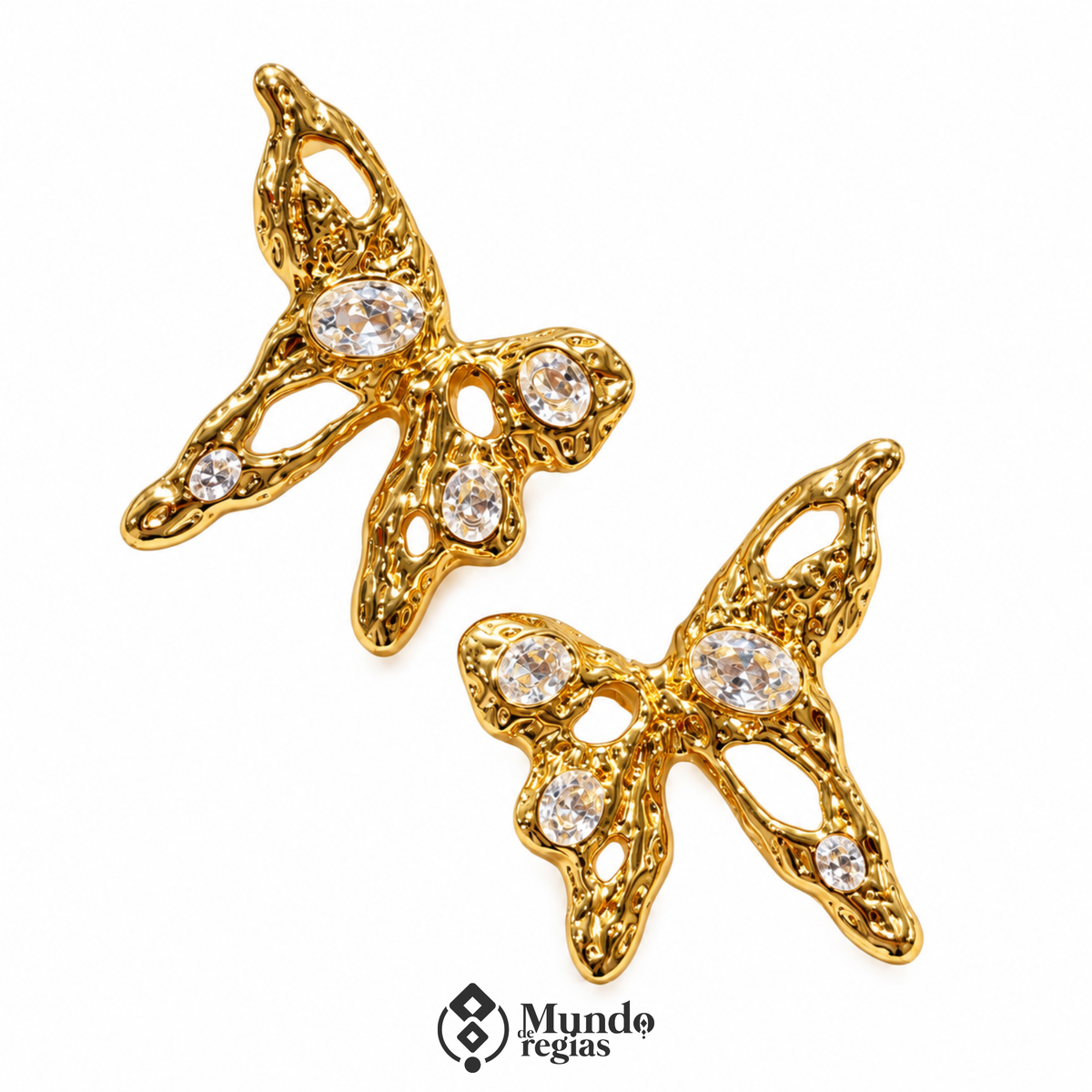 Aros Monarca Enchapado en Oro