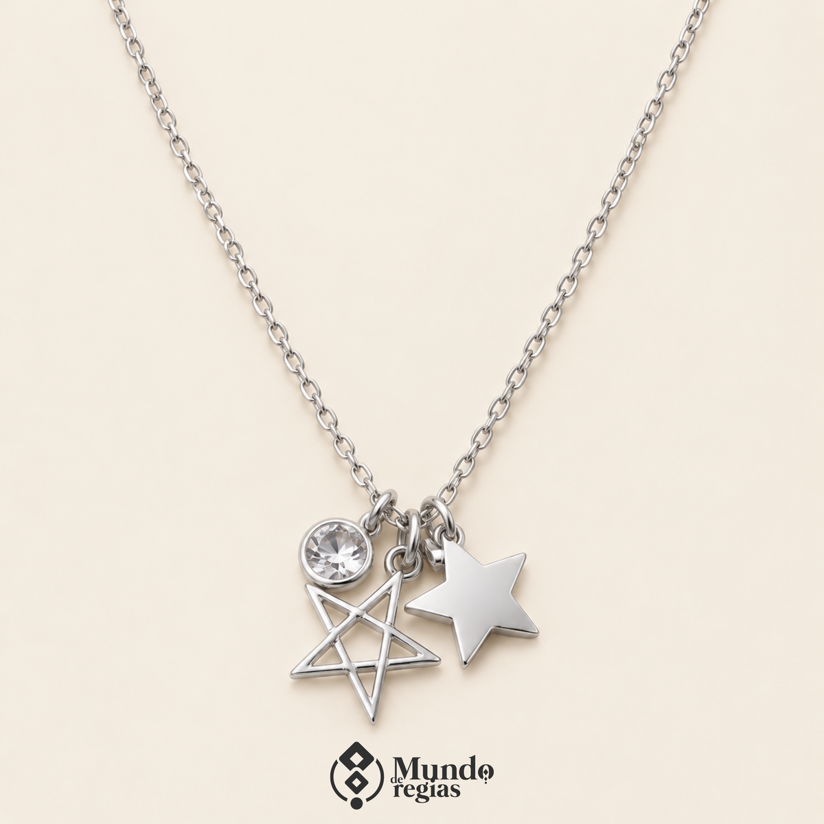 Collar Boreal Acero Premium/ Enchapado en Oro