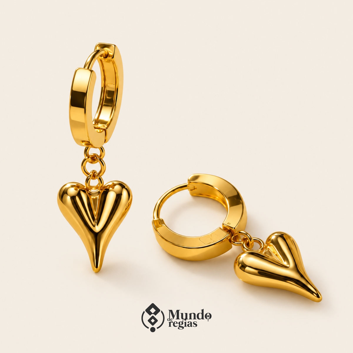Aros Amore Enchapado en Oro