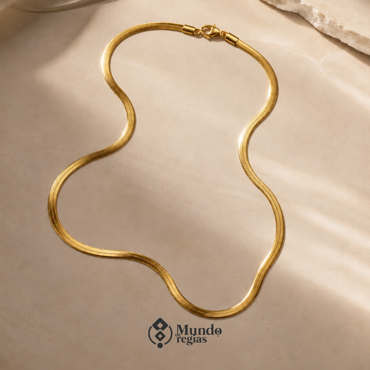 Collar Siena Acero Premium/ Enchapado en Oro