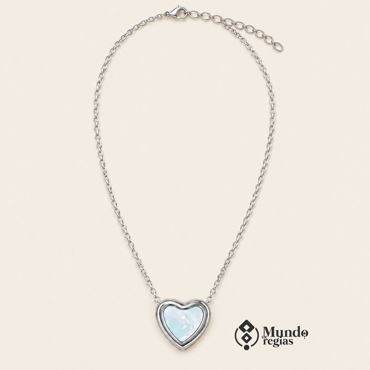 Collar Bianca Acero Inoxidable Premium