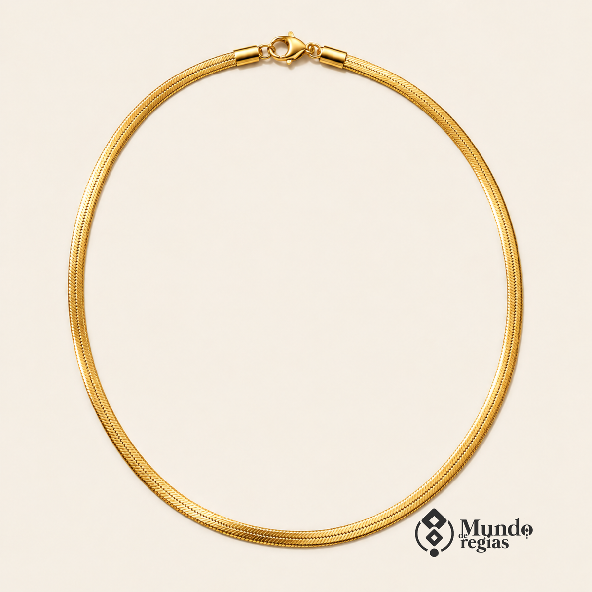Collar Siena Acero Premium/ Enchapado en Oro
