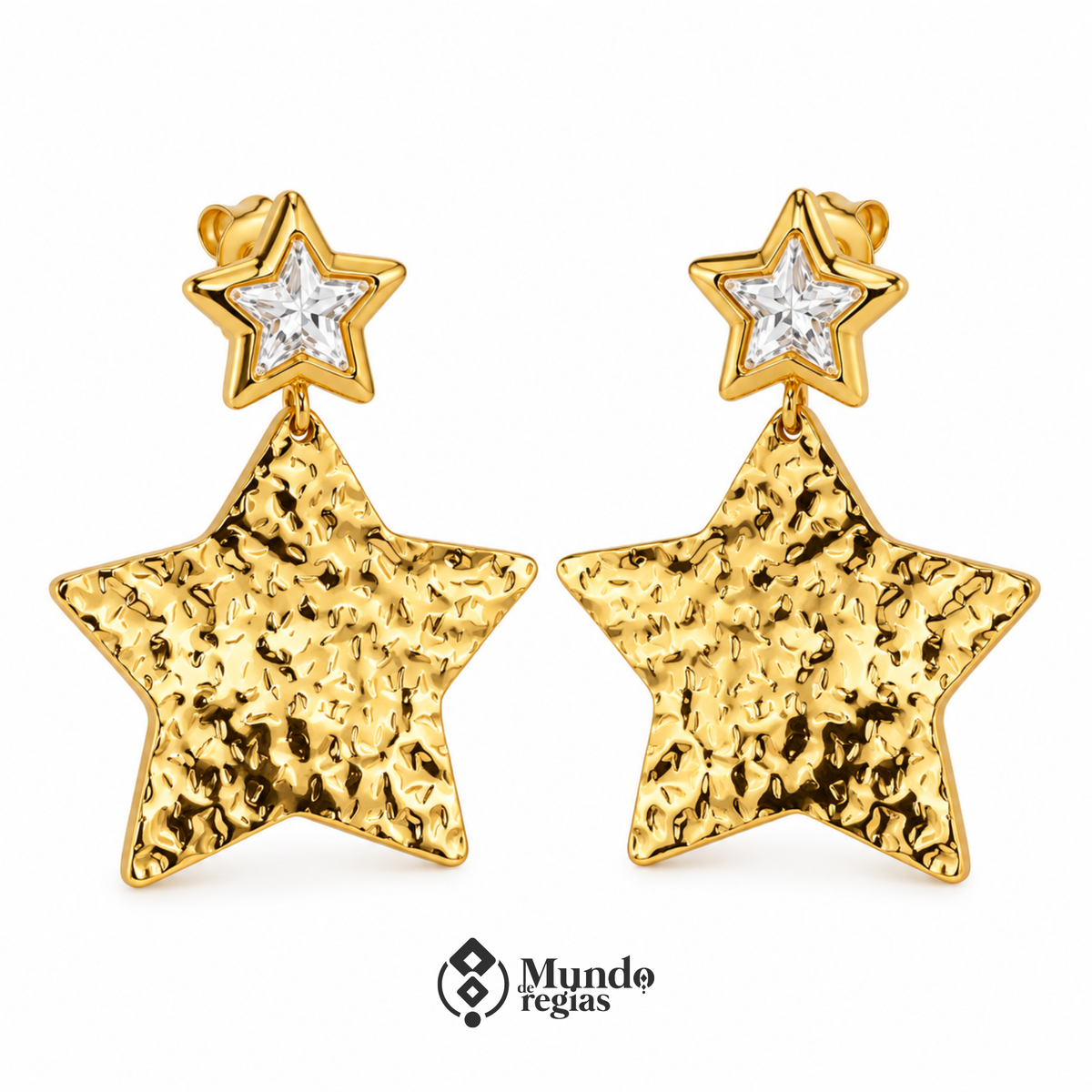 Aros Star Gold Enchapado en Oro