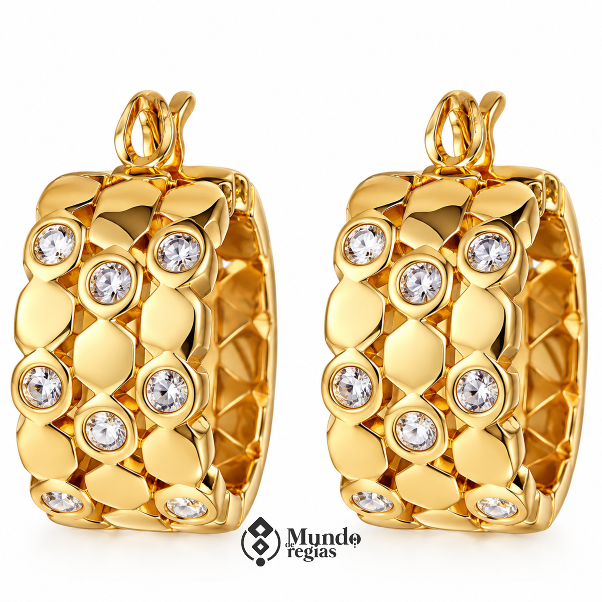Aros Bellissima Enchapado en Oro