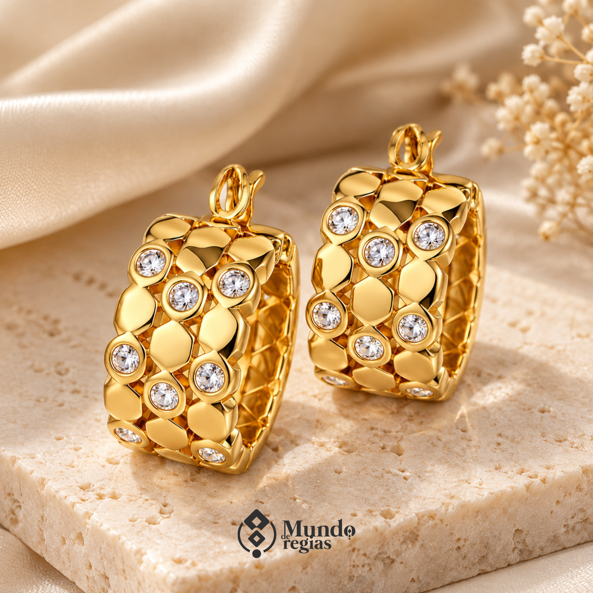 Aros Bellissima Enchapado en Oro
