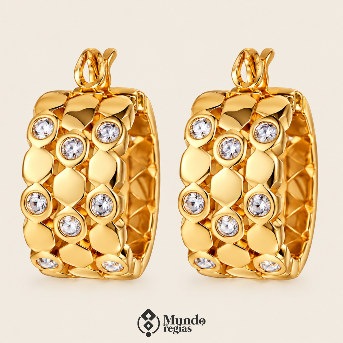 Aros Bellissima Enchapado en Oro