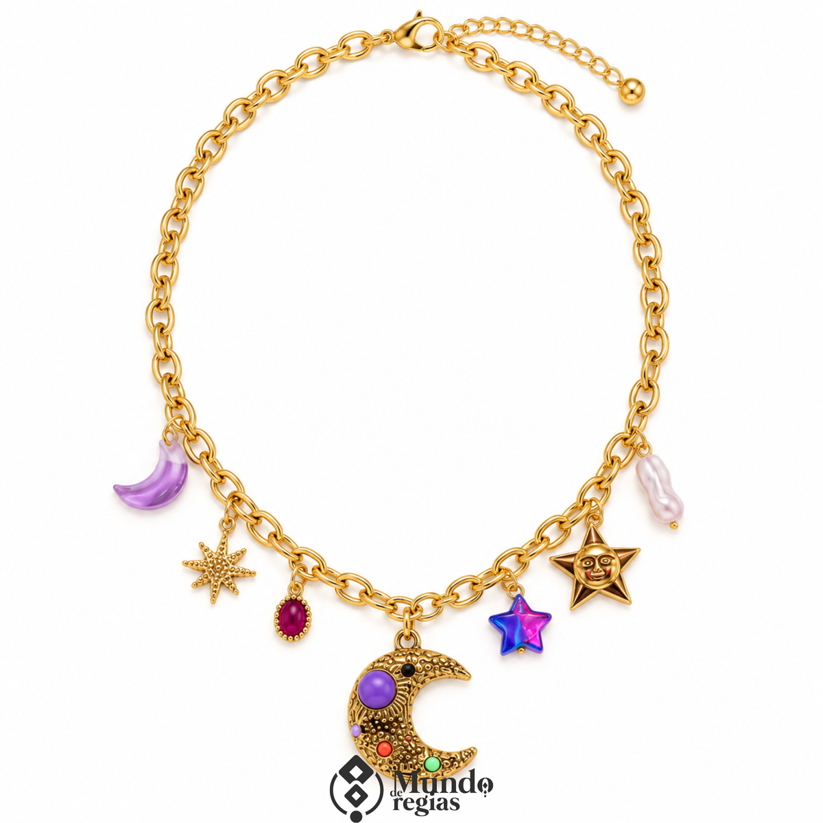 Collar Cosmos Enchapado en Oro