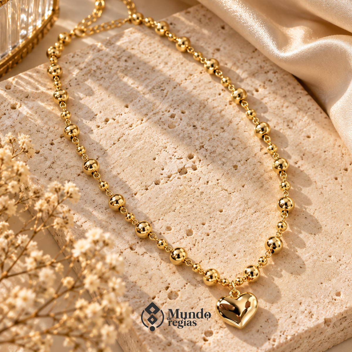 Collar Valentina Enchapado en Oro