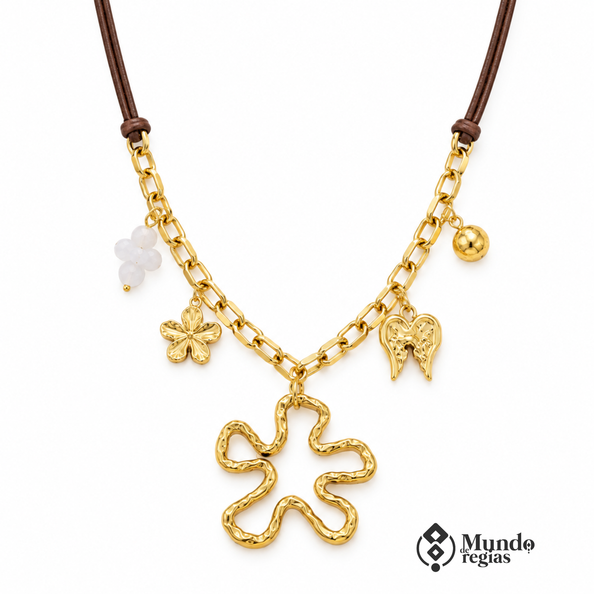 Collar Bloom Enchapado en Oro
